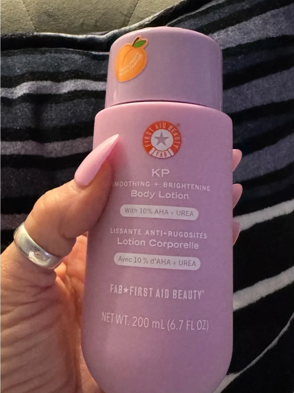 First Aid Beauty KP Smoothing + Brightening Body Lotion Fresh Peach